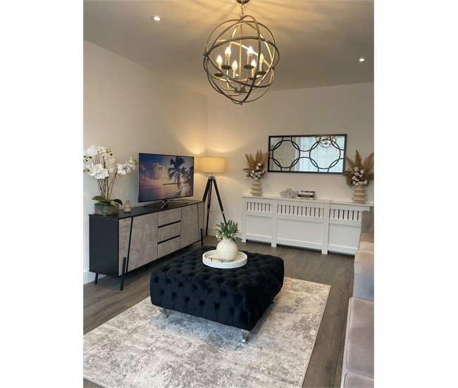 Beliani Aparador BLACKPOOL 177 Gris