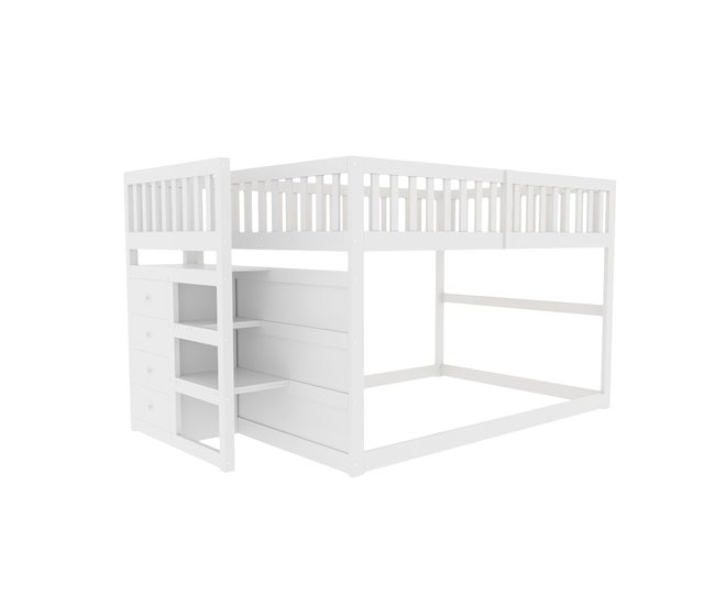 Cama litera 145x247 Blanco