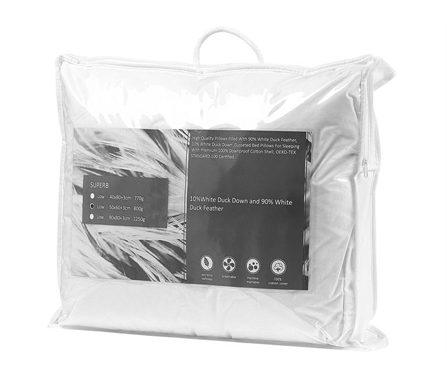 Beliani Almohada VIHREN Blanco
