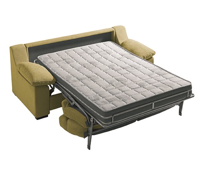 Sofá cama MOLLY 3 plazas Mostaza
