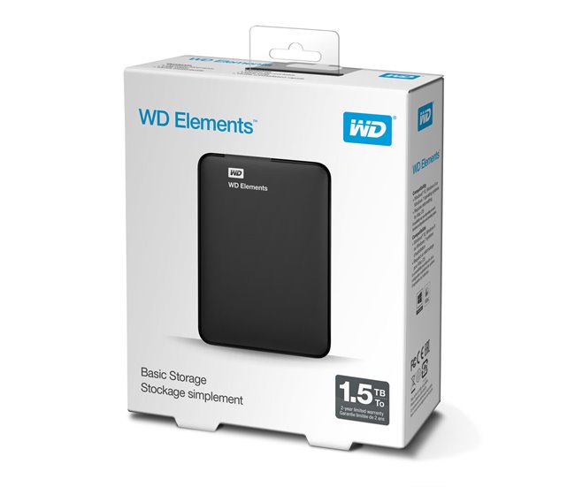 Disco Duro Externo WDBU6Y0015BBK-WESN Negro