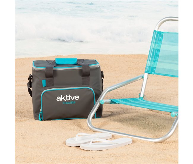 Aktive Bolsa térmica 20 litros de alto rendimiento Gris Azul