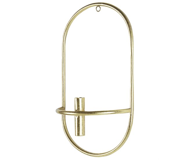 Beliani Candelero CAVIANA Dorado