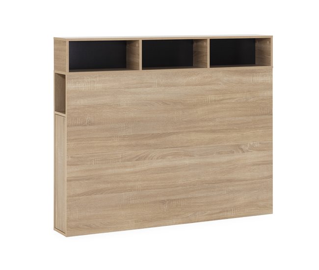 Cabecero de cama Zeus 2 puertas 9 huecos 165 Roble