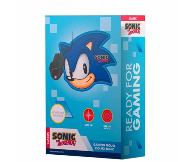 Ratón Gaming ESG M2 Sonic Negro