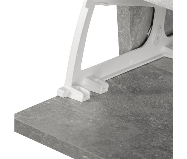 Conjunto Muebles de Entrada Tablero de partículas HOMCOM 90 Gris
