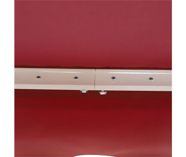 Toldo Manual Plegable Poliéster, Metal Outsunny 395x245 Rojo