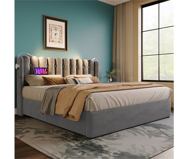 Canapés abatibles Gris