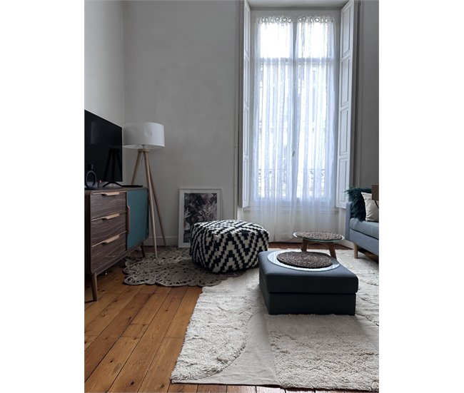 Beliani Alfombra de pelo corto DIYADIN 140x200 Beige