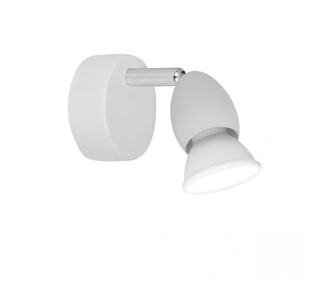 Aplique Pared Metal Serie Bala Blanco