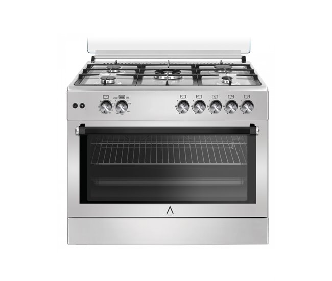ALPHA Cocina de Gas VULCANO LUX-90 Inox