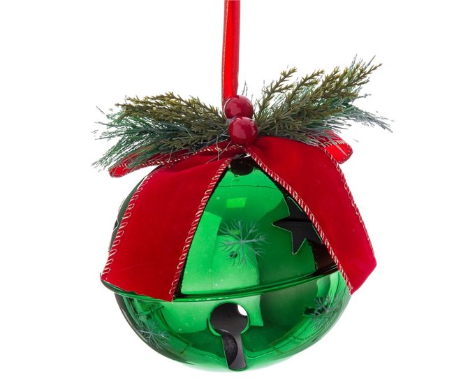 Conforama Decoración Colgante Verde 14 x 14 x 26 cm