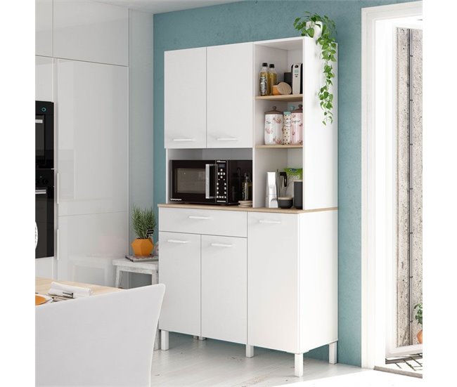 Alhacena de cocina 5 puertas Blanco