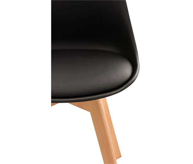 Silla Linares En Estilo Nórdico Multicolor
