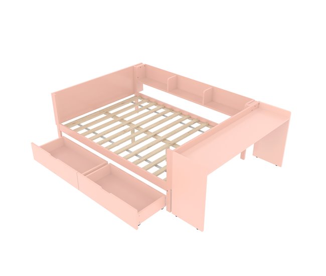 Camas nido 164x242 Rosa