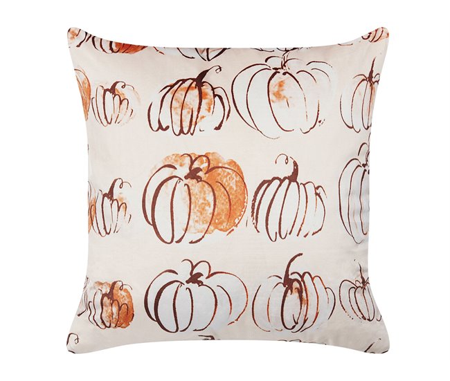 Beliani Cojín decorativo CUCURBITA Beige