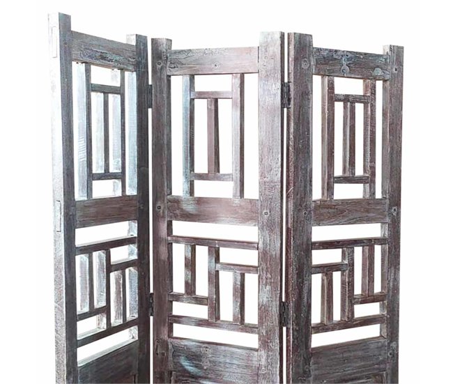 Biombo de madera Marron