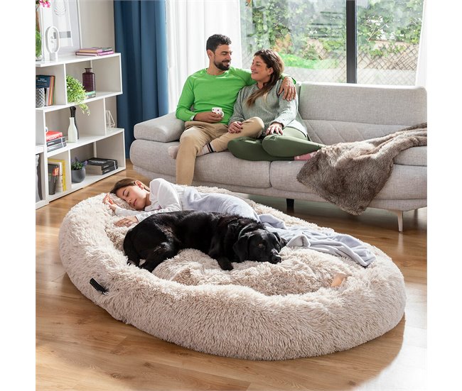 Cama de Perro para Humanos | Human Dog Bed XXL Beige