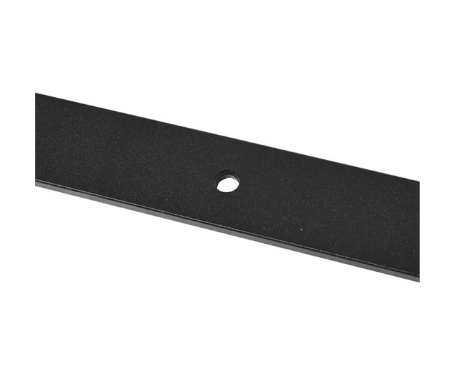 Juego de Herrajes para Puerta Corredera acero al carbono HOMCOM 200 Negro