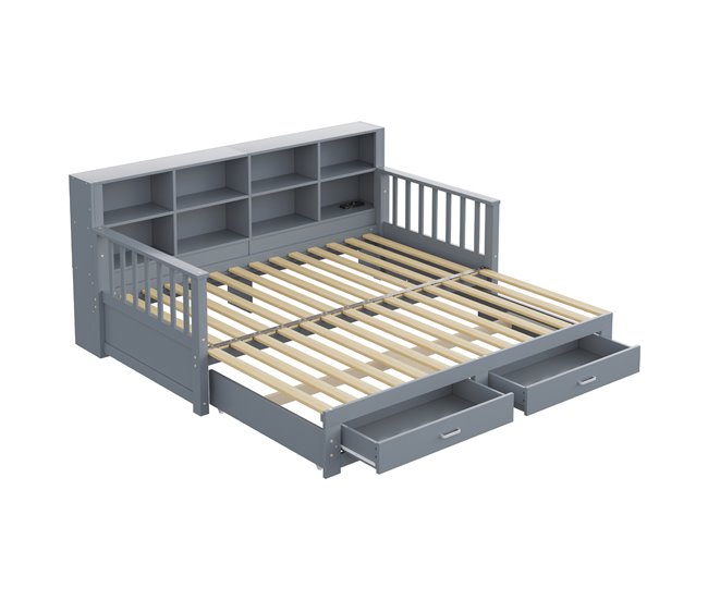 Camas nido 117x196 Gris