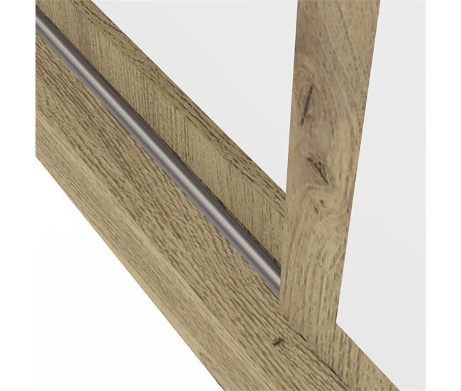 Armario TOUCH II puertas correderas con espejo 150x215cm Roble
