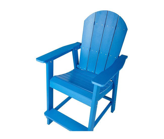 Beliani Conjunto bistro ADIRONDACK Azul