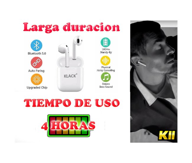 I11 Auriculares Bluetooth Inalambricos Blanco