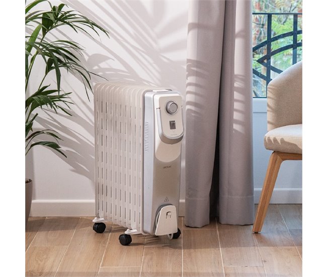 Radiador de aceite ReadyWarm 11000 Space 360º Cecotec Blanco