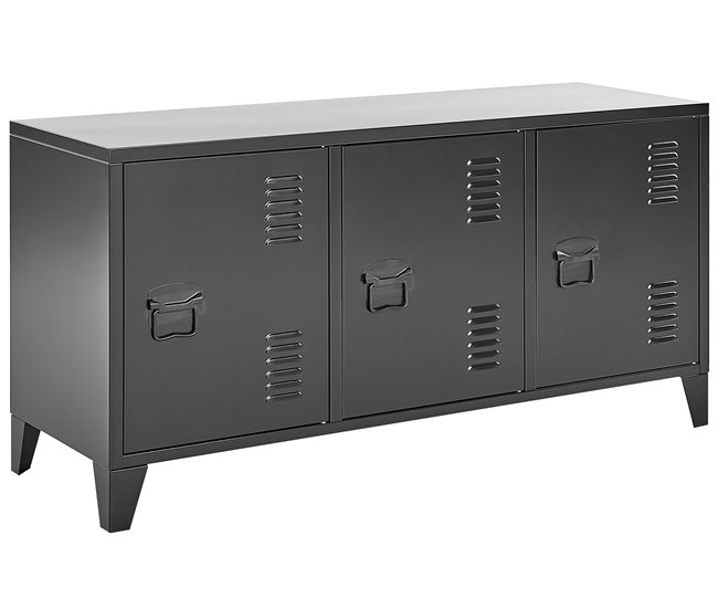 Beliani Estantería de oficina CARDIFF 120 Negro