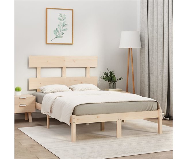 Estructura de cama 150x200 Natural