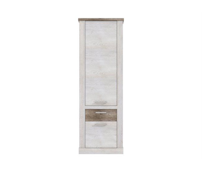 Estantería 1 puerta y 2 cajones VERONA Roble