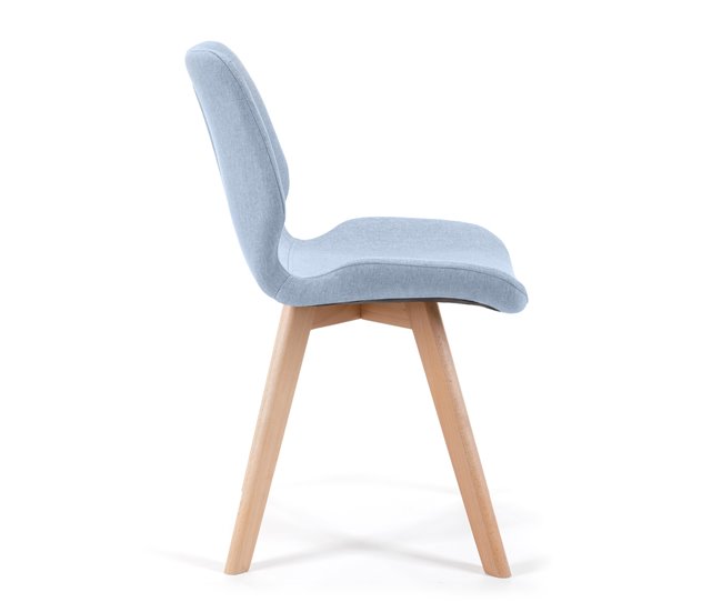 4x silla tapizada SJ.0159 Azul