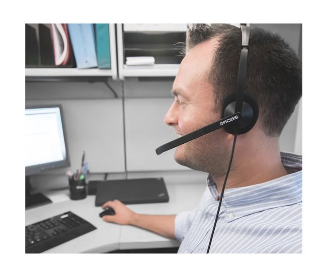 Auriculares con cable KOSS CS200 USB Negro