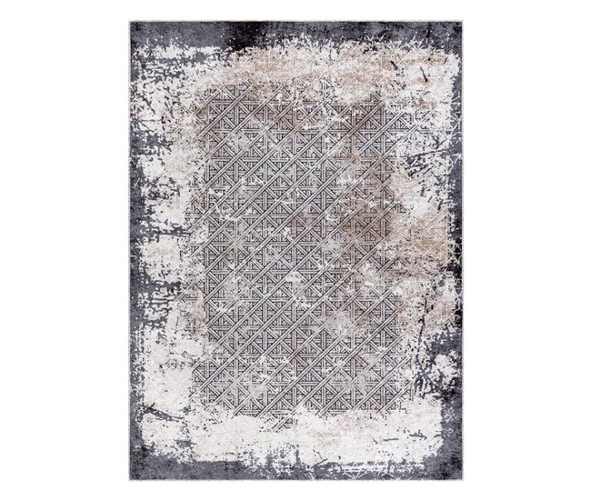 Alfombra lavable MIRO 51864.804 Vintage enjerado 80x150 Gris