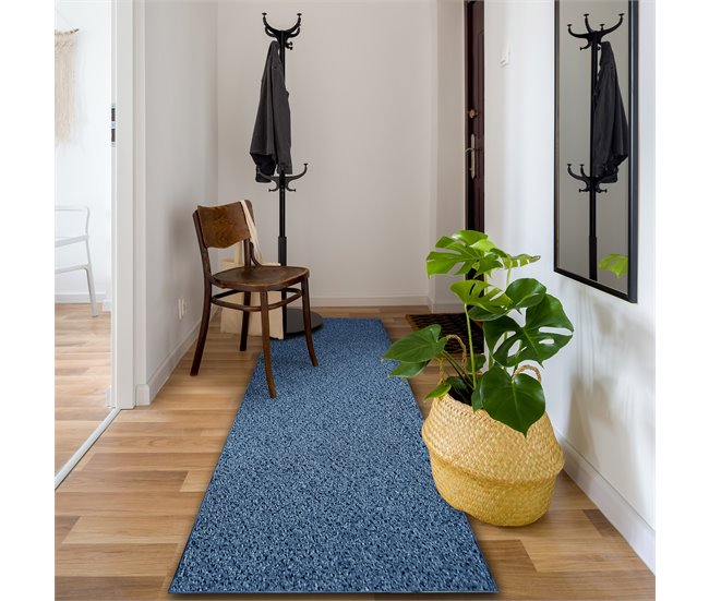 Alfombra de pasillo TRAFFIC AB 100x400 Azul