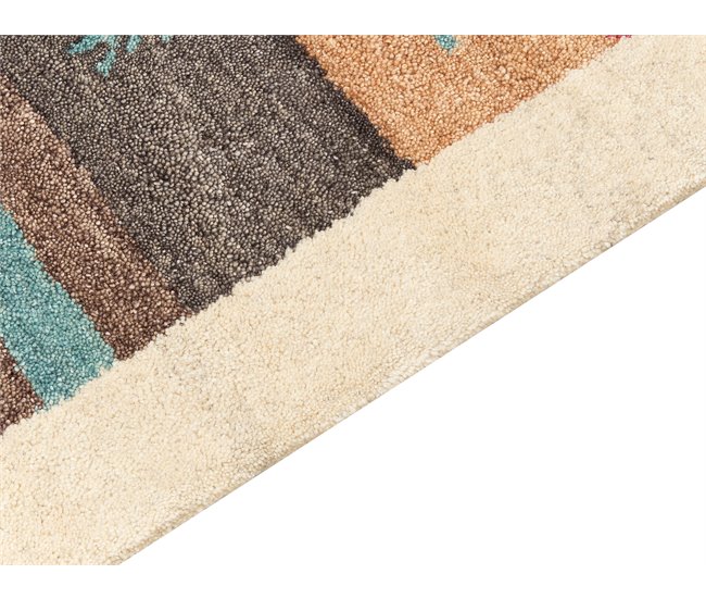 Beliani Alfombra de pelo corto SARILAR 80x150 Multicolor