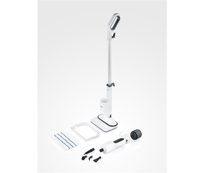 Limpiador a vapor con accesorios multiusos Severin SC 7142 - 1500 W Blanco