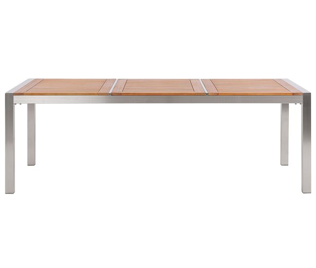 Beliani Conjunto de comedor GROSSETO Blanco