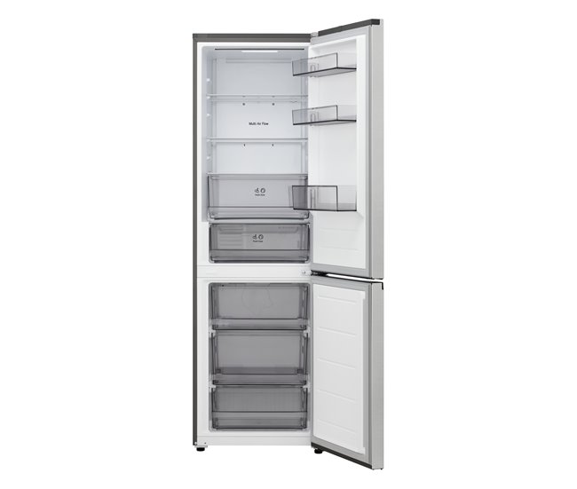 Combi 1,86 metros 333 litros No Frost inox LG GBBSJ10DPY Inox