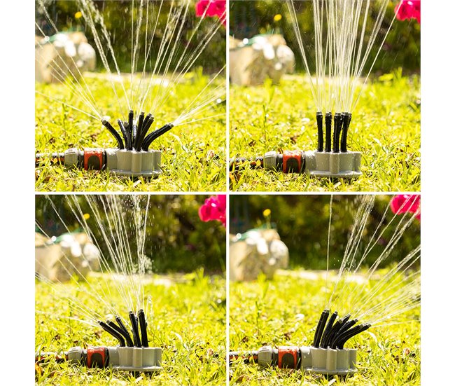 Aspersor de Riego 360º para Jardín Multicolor