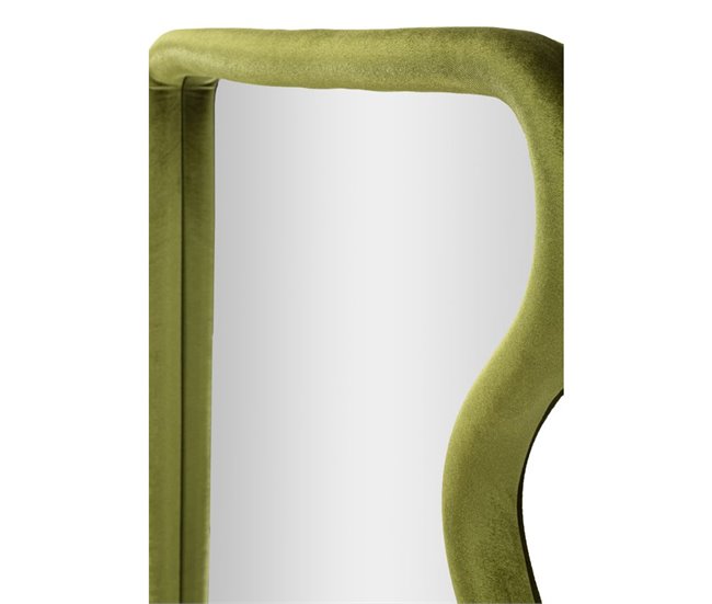 Espejo con Marco Olas 5 Verde