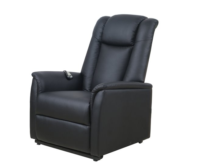 Sillón relax eléctrico piel sintética MAX Negro