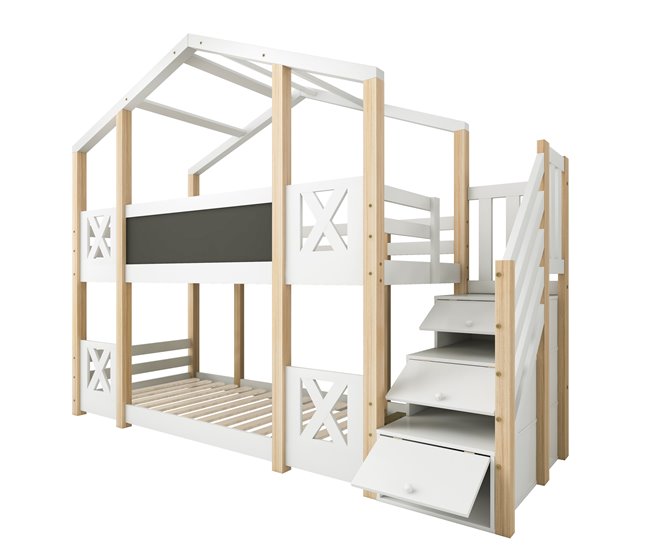 Cama litera Blanco