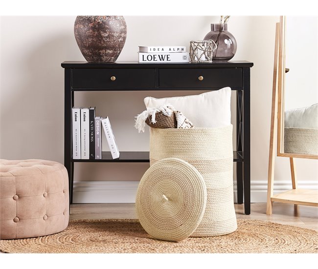 Beliani Estante de baño pequeño SILOPI Beige