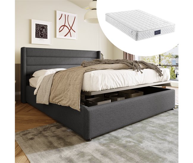 Canapés abatibles Gris