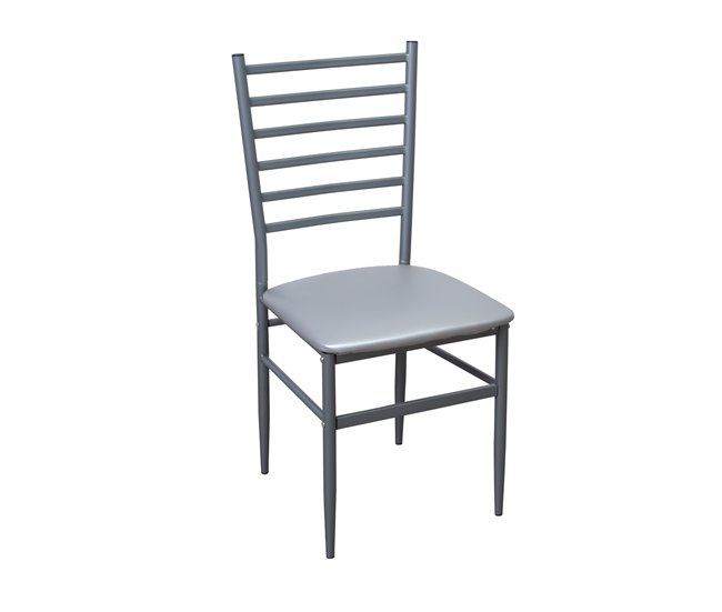 Silla de cocina fija ALKOR ICE II Plateado