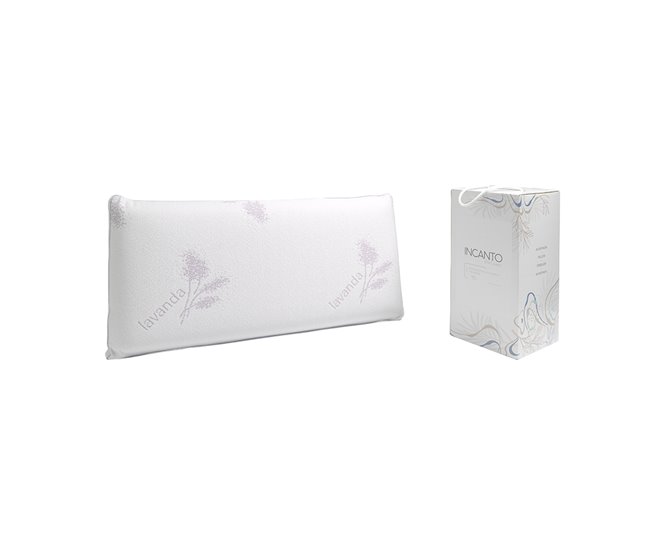ANGEL CERDA Almohada viscoelástica y perfume lavanda Blanco