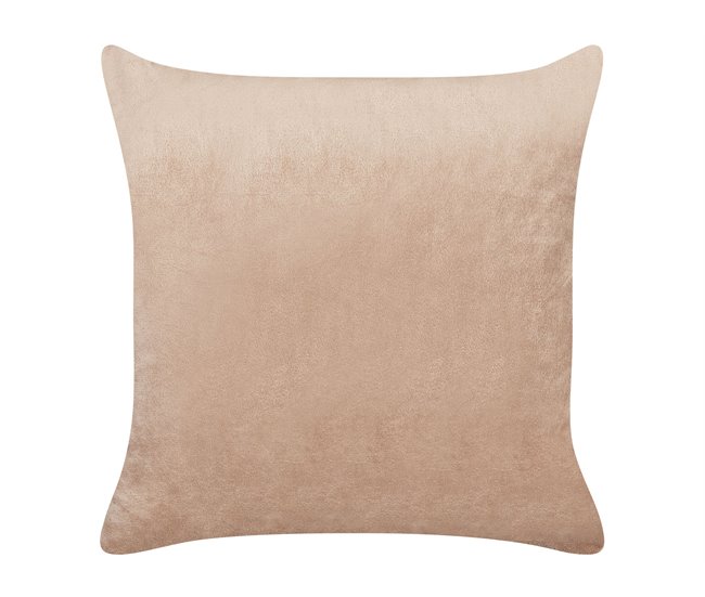Beliani Cojín decorativo BAKIRA Marron