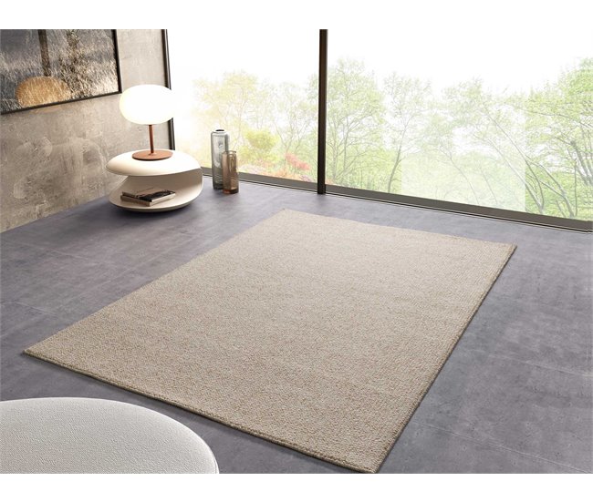 Alfombra lavable tejido en bucle PETRA - ATTICGO 80x150 Blanco