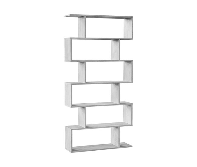 Estante de livros com efeito madeira 80 Gris